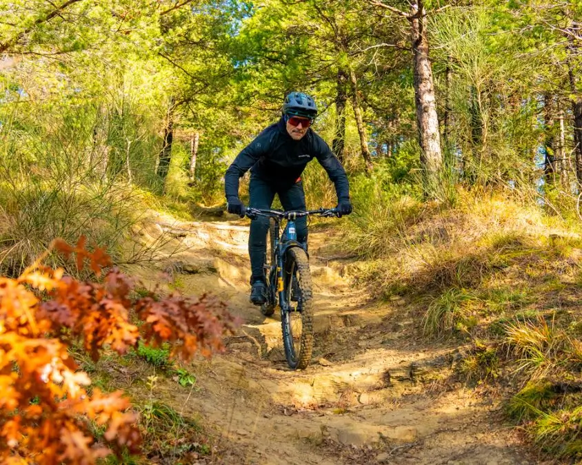 Il Rotto in mountain bike