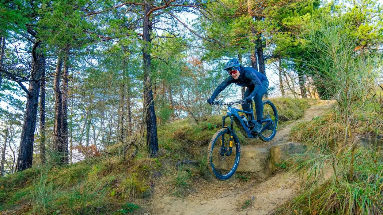 Guidare la mtb nella natura