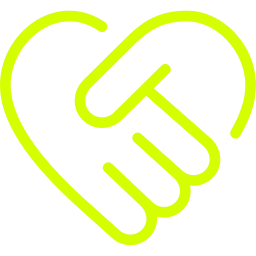 heart partner handshake